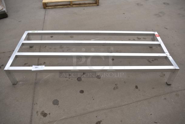 BRAND NEW SCRATCH AND DENT! Regency 600DUN24608 60" x 24" x 8" Aluminum Dunnage Rack - 1850 lb. Capacity - Image 1 of 5