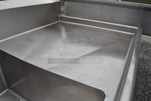 Stainless Steel Commercial 3 Bay Sink w/ Dual Drain Boards, 2 Faucets and 2 Handle Sets - Image 7 of 8