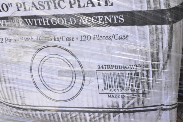 38 BRAND NEW SCRATCH AND DENT! Items Including 130BKFKSNSPH Choice Black Heavy Weight Wrapped Polystyrene Plastic Cutlery Pack with Napkin and Salt and Pepper Packets - 500/Case, 346BKFSNSPM Choice Medium Weight Black Wrapped Polypropylene Plastic Cutlery Set with Napkin and Salt and Pepper Packets - 250/Case, 128HDLDBULK Choice Heavy Duty Microwavable Translucent Plastic Deli Container Lid - 480/Case, 966UPWIDEKFT-500 OneUp by Choice Kraft 2-Ply Wide Interfold 6 1/2" x 8 1/2" Dispenser Napkin - 6000/Case, 433L32C Choice Quart Size Natural Kraft Paper Bag - 500/Case, 129MCR16B Choice 16 oz. Black 6 1/4" Round Microwavable Heavy Weight Container with Lid - 150/Case, Dart 95HT1R 9 1/2" x 9" x 3" White Foam Square Take Out Container with Hinged Lid, 128HD16COMBO Choice Heavy Duty 16 oz. Microwavable Translucent Plastic Deli Container and Lid Combo Pack - 240/Case, 347RPBD10WHG Visions 10" White Plastic Plate with Gold Bands - 120/Case, 502334016CL Lavex 33 Gallon 16 Micron 33" x 40" High Density Janitorial Can Liner / Trash Bag - 250/Case, 500CC16PLA EcoChoice 16 oz. PLA Compostable Plastic Cold Cup - 1000/Case, 129MCR24B Choice 24 oz. Black Round Microwavable Heavy Weight Container with Lid 7 1/4" - 150/Case. 38 Times Your Bid! - Image 17 of 22