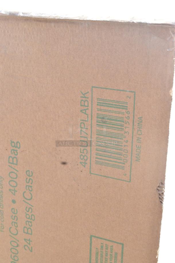 22 BRAND NEW SCRATCH AND DENT! Items Including 485UJ7PLABK EcoChoice 7 3/4" Black Jumbo Compostable Unwrapped PLA Straw - 9600/Case, 127CH12F: CONTAINER HINGED DELI, CHOICE CLEAR 12OZ DOME LID, 128HD12COMBO Choice Heavy Duty 12 oz. Microwavable Translucent Plastic Deli Container and Lid Combo Pack - 240/Case, 394365XL Noble Products Powder-Free Disposable Vinyl Gloves for Foodservice - 1000/Case, 127CH12F CONTAINER HINGED DELI, CHOICE CLEAR 12OZ DOME LID, 760SOUP8KPA Choice 8 oz. Kraft Poly-Coated Paper Food Cup with Vented Paper Lid - 250/Case, 500TW10 Choice 10 oz. Translucent Thin Wall Plastic Cold Cup - 2500/Case, 129MCR32B Choice 32 oz. Black Round Microwavable Heavy Weight Container with Lid 7 1/4" - 150/Case, Dart 12J12 12 oz. White Customizable Foam Cup, 347TCL9 Choice 9 oz. Clear Disposable Plastic Tumbler - 500/Case. 22 Times Your Bid! - Image 5 of 17
