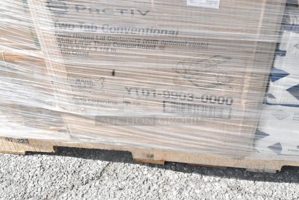 35 BRAND NEW SCRATCH AND DENT! Items Including 795PTOBK1 Choice Black Microwavable Folded Paper #1 Take-Out Container 4 3/8" x 3 1/2" x 2 1/2" - 450/Case, 5002DNAP Choice 15" x 17" Burgundy 2-Ply Customizable Paper Dinner Napkin - 1000/Case, 394365L Noble Products Powder-Free Disposable Clear Vinyl Gloves for Foodservice - Large - 1000/Case, 500TW7 Choice 7 oz. Translucent Thin Wall Plastic Cold Cup - 2500/Case, 130BKFKSNSPX500 Choice Black Extra Heavy Weight Wrapped Polystyrene Plastic Cutlery Pack with Napkin and Salt and Pepper Packets - 500/Case, 4 Box Affex BN1000A Beverage Napkin, 760VP4KR Carnival King Kraft 24 oz. Popcorn Cup. 35 Times Your Bid! - Image 17 of 17