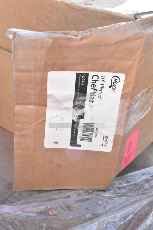 25 BRAND NEW SCRATCH AND DENT! Items Including Libbey 7504 Vina Customizable 18.5 oz. Tall Wine Glass - 12/Case, W106 , Morcon Morsoft 10" 1-Ply White Hardwound Paper Towel Roll, 800 Feet / Roll - 6/Case, 612POB2LB Choice Oblong Clear Plastic Dome Lid for 2.25 lb. & 1.5 lb Shallow Foil Take-Out Container - 500/Case, 5535513 Acopa Bouquet 13.5 oz. Wine Glass - 12/Case, Libbey 3996 Glasses, 164TS1000 Lancaster Table & Seating 10" Cast Iron Table Base Spider. 25 Times Your Bid! - Image 8 of 11