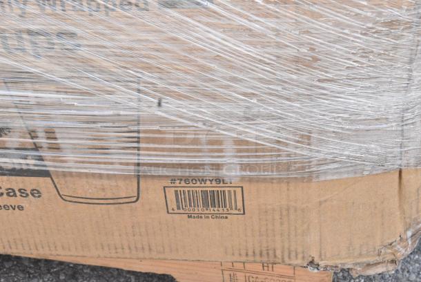 34 BRAND NEW SCRATCH AND DENT! Items Including 760WY9LT Lavex 9 oz. Translucent, Individually Wrapped Cups - 1000/Case, 433CARRIER4 CARRIER CUP-4 PULP STD300 CUP 8-32oz, BIO/COMP, 5013339 Lavex Li'l Herc 33 Gallon 1.2 Mil 33" x 39" Low Density Medium-Duty Black Trash Bag / Can Liner - 100/Case, 128HD16COMBO Choice Heavy Duty 16 oz. Microwavable Translucent Plastic Deli Container and Lid Combo Pack - 240/Case, 1229105CS Choice 9" x 10 3/4" Food Service Interfolded Pop-Up Foil Sheets - 3000/Case, 966TALLFLDB Choice White Tall-Fold 6" x 13" Dispenser Napkin - 8000/Case, 347RP9CL Visions 9" Clear Plastic Plate - 240/Case. 34 Times Your Bid! - Image 5 of 16