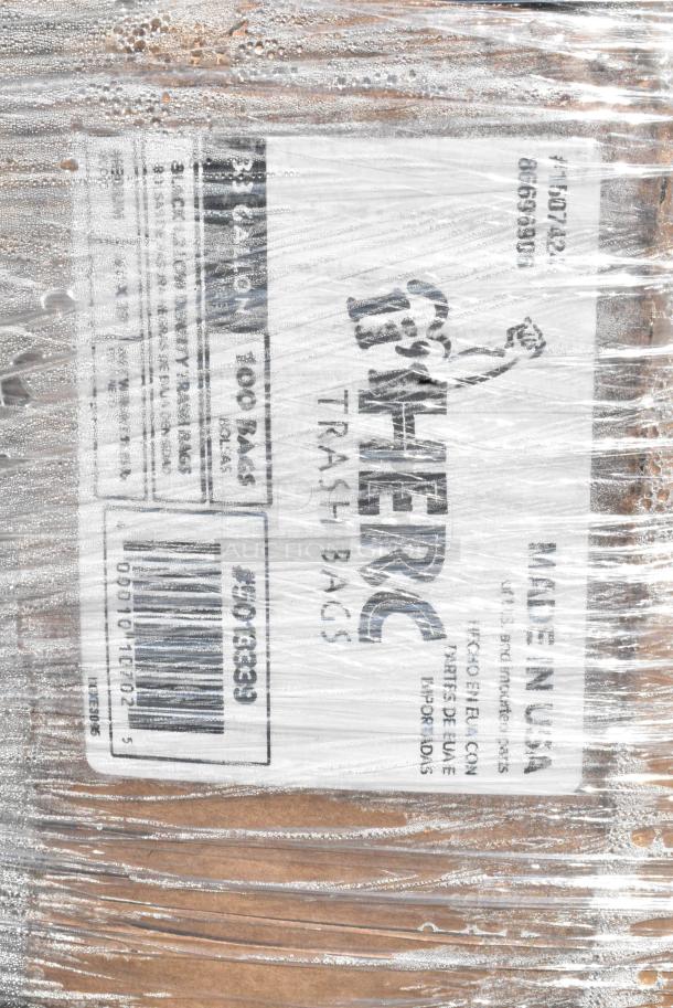 34 BRAND NEW SCRATCH AND DENT! Items Including 760WY9LT Lavex 9 oz. Translucent, Individually Wrapped Cups - 1000/Case, 433CARRIER4 CARRIER CUP-4 PULP STD300 CUP 8-32oz, BIO/COMP, 5013339 Lavex Li'l Herc 33 Gallon 1.2 Mil 33" x 39" Low Density Medium-Duty Black Trash Bag / Can Liner - 100/Case, 128HD16COMBO Choice Heavy Duty 16 oz. Microwavable Translucent Plastic Deli Container and Lid Combo Pack - 240/Case, 1229105CS Choice 9" x 10 3/4" Food Service Interfolded Pop-Up Foil Sheets - 3000/Case, 966TALLFLDB Choice White Tall-Fold 6" x 13" Dispenser Napkin - 8000/Case, 347RP9CL Visions 9" Clear Plastic Plate - 240/Case. 34 Times Your Bid! - Image 9 of 16