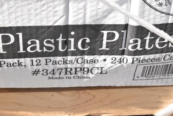 34 BRAND NEW SCRATCH AND DENT! Items Including 760WY9LT Lavex 9 oz. Translucent, Individually Wrapped Cups - 1000/Case, 433CARRIER4 CARRIER CUP-4 PULP STD300 CUP 8-32oz, BIO/COMP, 5013339 Lavex Li'l Herc 33 Gallon 1.2 Mil 33" x 39" Low Density Medium-Duty Black Trash Bag / Can Liner - 100/Case, 128HD16COMBO Choice Heavy Duty 16 oz. Microwavable Translucent Plastic Deli Container and Lid Combo Pack - 240/Case, 1229105CS Choice 9" x 10 3/4" Food Service Interfolded Pop-Up Foil Sheets - 3000/Case, 966TALLFLDB Choice White Tall-Fold 6" x 13" Dispenser Napkin - 8000/Case, 347RP9CL Visions 9" Clear Plastic Plate - 240/Case. 34 Times Your Bid! - Image 15 of 16