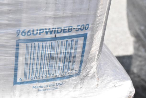 34 BRAND NEW SCRATCH AND DENT! Items Including 760WY9LT Lavex 9 oz. Translucent, Individually Wrapped Cups - 1000/Case, 433CARRIER4 CARRIER CUP-4 PULP STD300 CUP 8-32oz, BIO/COMP, 5013339 Lavex Li'l Herc 33 Gallon 1.2 Mil 33" x 39" Low Density Medium-Duty Black Trash Bag / Can Liner - 100/Case, 128HD16COMBO Choice Heavy Duty 16 oz. Microwavable Translucent Plastic Deli Container and Lid Combo Pack - 240/Case, 1229105CS Choice 9" x 10 3/4" Food Service Interfolded Pop-Up Foil Sheets - 3000/Case, 966TALLFLDB Choice White Tall-Fold 6" x 13" Dispenser Napkin - 8000/Case, 347RP9CL Visions 9" Clear Plastic Plate - 240/Case. 34 Times Your Bid! - Image 16 of 16