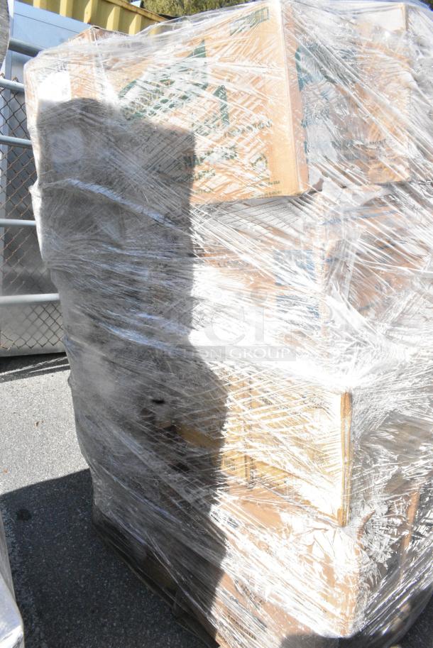 35 BRAND NEW SCRATCH AND DENT! Items Including 130BKFKSNSPH Choice Black Heavy Weight Wrapped Polystyrene Plastic Cutlery Pack with Napkin and Salt and Pepper Packets - 500/Case, Sabert 54160B50 Bowl2 Clear Dome Lid for 80 oz. and 160 oz. Square Bowls - 50/Case, 795PTOWHT8 Choice White Microwavable Folded Paper #8 Take-Out Container 6" x 4 3/4" x 2 1/2" - 300/Case, 129MCR24B T-Out 24oz Micro RND BLK Combo 150, 500L1020 Choice White Hot Paper Cup Travel Lid for 10-24 oz. Standard Cups and 8 oz. Squat Cups - 1000/Case, 127CH08 Choice 8 oz. Clear RPET Hinged Deli Container with Lid- 200/Case. 35 Times Your Bid! - Image 3 of 15