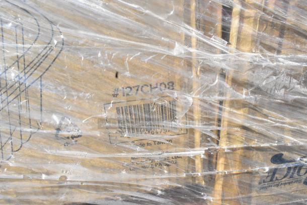35 BRAND NEW SCRATCH AND DENT! Items Including 130BKFKSNSPH Choice Black Heavy Weight Wrapped Polystyrene Plastic Cutlery Pack with Napkin and Salt and Pepper Packets - 500/Case, Sabert 54160B50 Bowl2 Clear Dome Lid for 80 oz. and 160 oz. Square Bowls - 50/Case, 795PTOWHT8 Choice White Microwavable Folded Paper #8 Take-Out Container 6" x 4 3/4" x 2 1/2" - 300/Case, 129MCR24B T-Out 24oz Micro RND BLK Combo 150, 500L1020 Choice White Hot Paper Cup Travel Lid for 10-24 oz. Standard Cups and 8 oz. Squat Cups - 1000/Case, 127CH08 Choice 8 oz. Clear RPET Hinged Deli Container with Lid- 200/Case. 35 Times Your Bid! - Image 15 of 15