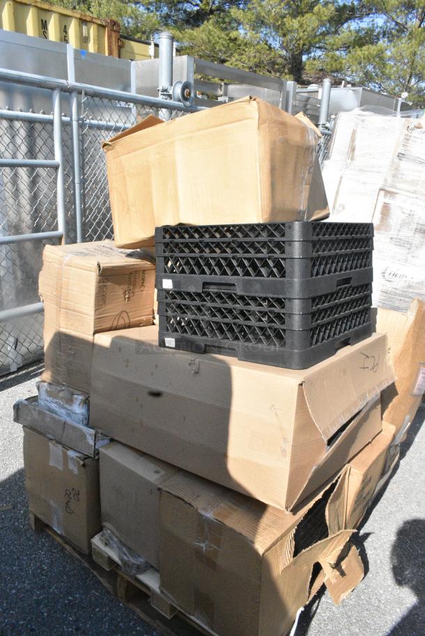 26 BRAND NEW SCRATCH AND DENT! Items Including 303PNG22GN Acopa Pangea 22 oz. Sage Matte Porcelain Pasta Bowl - 12/Case, 303VBCOPP21 Acopa Keystone 12 1/2" Vanilla Bean Stoneware Coupe Plate - 12/Case, 247PG1022FH Vigor 11" x 23" Portable Steel Griddle. 26 Times Your Bid! - Image 3 of 14