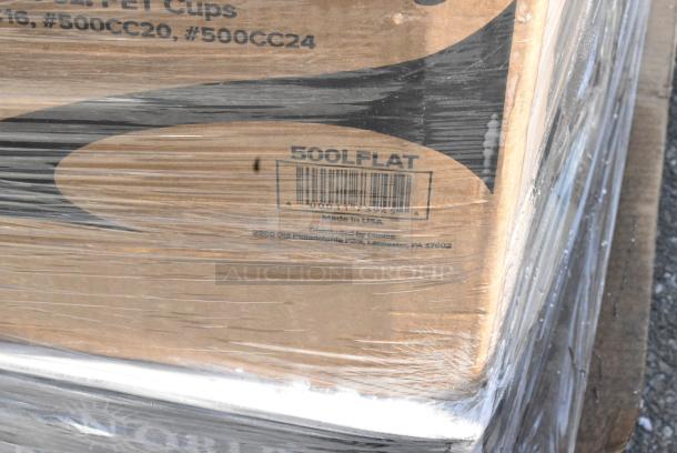 32 BRAND NEW SCRATCH AND DENT! Items Including 500LFLAT Choice 9, 12, 16, 20, and 24 oz. Clear PET Flat Lid with No Straw Slot - 1000/Case, 394345L Noble NexGen Powder-Free Disposable Black Hybrid 3 Mil Thick Gloves - Large - 1000/Case, 500CC32P Choice Clear PET Plastic Cold Cup - 32 oz. - 500/Case, 128HD8BULK Choice Heavy Duty 8 oz. Microwavable Translucent Plastic Deli Container - 480/Case. 32 Times Your Bid! - Image 6 of 14
