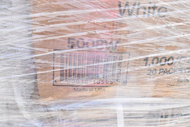 34 BRAND NEW SCRATCH AND DENT! Items Including 5008W Choice 8 oz. Tall White Poly Paper Hot Cup - 1000/Case, 346WKFSNSPM CUTLRY PK KFS/N/S&P WH250 WHITE - POLY PACK MEDWT, 127PL2 Choice PET Plastic Lid for 1.5 to 2.5 oz. Souffle Cup / Portion Cup - 2500/Case, 130WBKFORKH Choice Black Heavy Weight Wrapped Polystyrene Plastic Fork - 1000/Case, 500MFTN Lavex Natural Brown Kraft M-Fold (Multifold) Towel - 4000/Case, 5003DNAP NAPKIN 15x17 3PLY WH   2M. 34 Times Your Bid! - Image 4 of 16