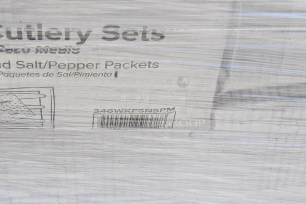 34 BRAND NEW SCRATCH AND DENT! Items Including 5008W Choice 8 oz. Tall White Poly Paper Hot Cup - 1000/Case, 346WKFSNSPM CUTLRY PK KFS/N/S&P WH250 WHITE - POLY PACK MEDWT, 127PL2 Choice PET Plastic Lid for 1.5 to 2.5 oz. Souffle Cup / Portion Cup - 2500/Case, 130WBKFORKH Choice Black Heavy Weight Wrapped Polystyrene Plastic Fork - 1000/Case, 500MFTN Lavex Natural Brown Kraft M-Fold (Multifold) Towel - 4000/Case, 5003DNAP NAPKIN 15x17 3PLY WH   2M. 34 Times Your Bid! - Image 6 of 16