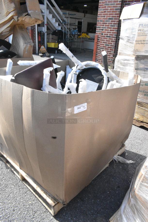 10 BRAND NEW SCRATCH AND DENT! Items Including Black Metal Cross Back Dining Chair. 10 Times Your Bid! - Image 2 of 5