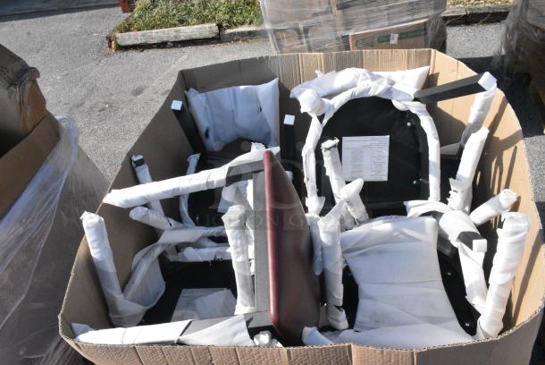 10 BRAND NEW SCRATCH AND DENT! Items Including Black Metal Cross Back Dining Chair. 10 Times Your Bid! - Image 3 of 5