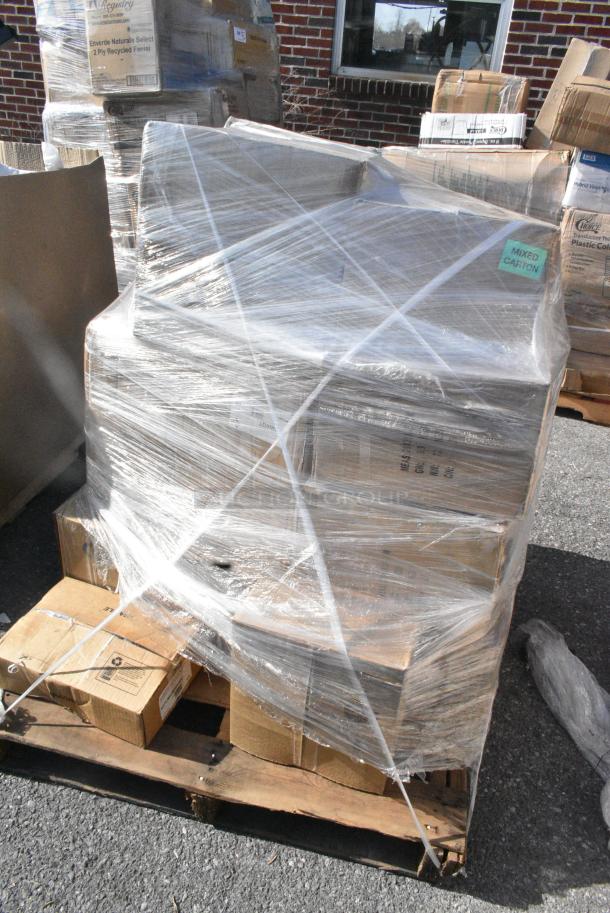 12 BRAND NEW SCRATCH AND DENT! Items Including Curtron MCS-36-AL Microshield 36" Aluminum Air Barrier - 120V, 427UMCBR09MC Lancaster Table & Seating 9' Round Mocha Umbrella Canopy for Bamboo Pulley Lift Umbrellas, 81A506336C , 81A506336C	1	Oasis 506336C POU1ACTHSK Aquarius Black Countertop Tri-Temp Point of Use Water Coole. 12 Times Your Bid! - Image 2 of 11
