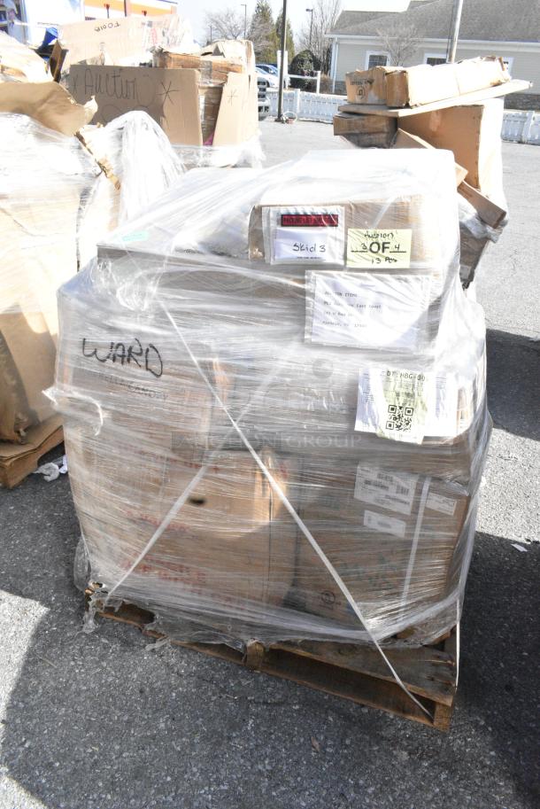 12 BRAND NEW SCRATCH AND DENT! Items Including Curtron MCS-36-AL Microshield 36" Aluminum Air Barrier - 120V, 427UMCBR09MC Lancaster Table & Seating 9' Round Mocha Umbrella Canopy for Bamboo Pulley Lift Umbrellas, 81A506336C , 81A506336C	1	Oasis 506336C POU1ACTHSK Aquarius Black Countertop Tri-Temp Point of Use Water Coole. 12 Times Your Bid! - Image 4 of 11