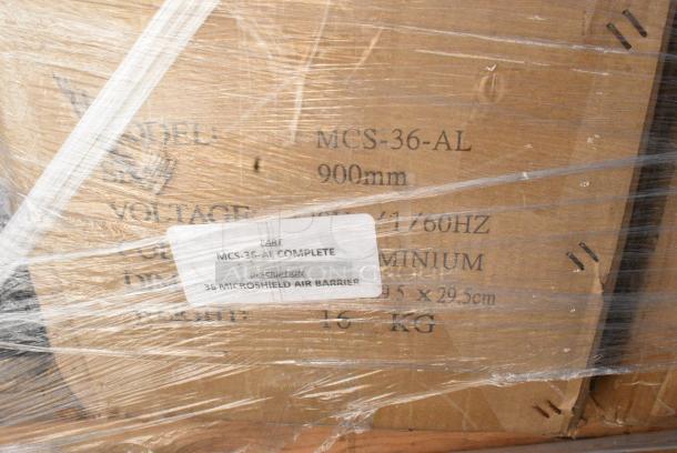 12 BRAND NEW SCRATCH AND DENT! Items Including Curtron MCS-36-AL Microshield 36" Aluminum Air Barrier - 120V, 427UMCBR09MC Lancaster Table & Seating 9' Round Mocha Umbrella Canopy for Bamboo Pulley Lift Umbrellas, 81A506336C , 81A506336C	1	Oasis 506336C POU1ACTHSK Aquarius Black Countertop Tri-Temp Point of Use Water Coole. 12 Times Your Bid! - Image 7 of 11