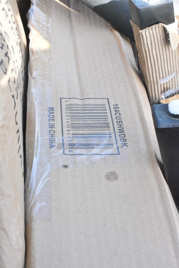 8 BRAND NEW SCRATCH AND DENT! Items Including Black Wood Pattern Dining Height Chairs w/ 3 164CUSHWDBK Lancaster Table & Seating 2 1/2" Black Vinyl Seat for Wood Frame Chairs and Bar Stools. 8 Times Your Bid! - Image 5 of 8