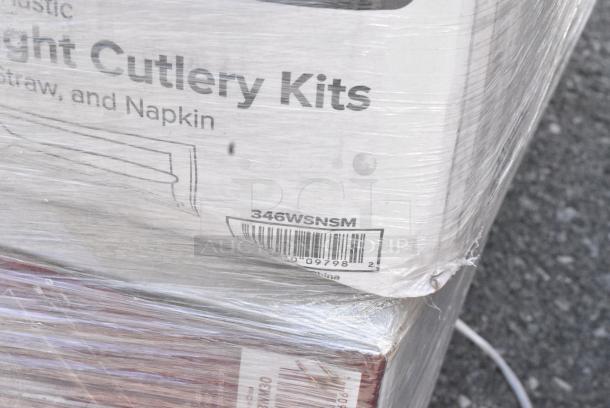 20 BRAND NEW SCRATCH AND DENT! Items Including 346WSNSM Choice Medium Weight White Wrapped Polypropylene Plastic Spork, Straw, and Napkin Kit - 1,000/Case, 423SWI36CP 36" High Wattage Strip Warmer with Adjustable Infinite Controls, 73AVF30WLFO Boltic 30" Wall-Mounted 2-Speed Oscillating Fan - 120V, 00CN070W 70 oz. White HDPE Plastic Canister - 57/Case, 500IRB100 1 Gallon (128 oz.) Translucent HDPE Industrial Round Jug - 60/Case, HPWC56020 Wilbur Curtis WC-56020 Base Assembly. 20 Times Your Bid! - Image 5 of 14