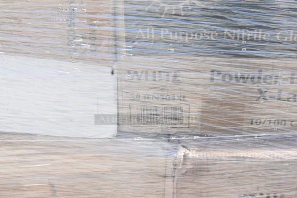 28 BRAND NEW SCRATCH AND DENT! Items Including 395OP10PF EcoChoice No PFAS Added 10" x 7 1/2" Natural Bagasse Blend Oval Plate - 500/Case, 394EN304XL Noble Products Nitrile White 3 Mil Thick All Purpose Powder-Free Textured Gloves - Extra Large - 1000/Case, 5013858HVY Lavex Hercules 55 Gallon 2 Mil 38" x 58" Low Density Heavy-Duty Black Can Liner / Trash Bag - 50/Case, 760IC04W Choice 4 oz. White Paper Frozen Yogurt / Food Cup - 1000/Case, 500CC16HD 16 oz. Plastic Cold Cup - Designed for Use Without Lids - 1000/Case, 394325M Noble NexGen Powder-Free Disposable Blue Hybrid 3 Mil Thick Gloves - Medium - 1000/Case, 130BKSPOONH. 28 Times Your Bid! - Image 8 of 14