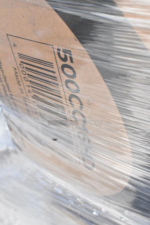 28 BRAND NEW SCRATCH AND DENT! Items Including 395OP10PF EcoChoice No PFAS Added 10" x 7 1/2" Natural Bagasse Blend Oval Plate - 500/Case, 394EN304XL Noble Products Nitrile White 3 Mil Thick All Purpose Powder-Free Textured Gloves - Extra Large - 1000/Case, 5013858HVY Lavex Hercules 55 Gallon 2 Mil 38" x 58" Low Density Heavy-Duty Black Can Liner / Trash Bag - 50/Case, 760IC04W Choice 4 oz. White Paper Frozen Yogurt / Food Cup - 1000/Case, 500CC16HD 16 oz. Plastic Cold Cup - Designed for Use Without Lids - 1000/Case, 394325M Noble NexGen Powder-Free Disposable Blue Hybrid 3 Mil Thick Gloves - Medium - 1000/Case, 130BKSPOONH. 28 Times Your Bid! - Image 11 of 14