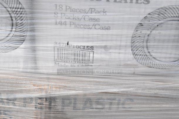 30 BRAND NEW SCRATCH AND DENT! Items Including 128HD8COMBO Choice Heavy Duty 8 oz. Microwavable Translucent Plastic Deli Container and Lid Combo Pack - 240/Case, 500CC16 Choice Clear PET Customizable Plastic Cold Cup - 16 oz. - 1000/Case, 500CC9 Choice 9 oz. Clear PET Customizable Plastic Squat Cold Cup - 1000/Case, 395RP09 EcoChoice No PFAS Added 9" Natural Bagasse Blend 3 Compartment Plate - 500/Case. 30 Times Your Bid! - Image 9 of 13