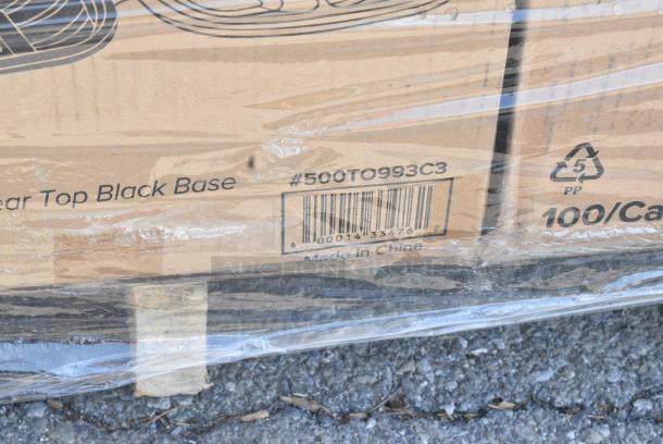 25 BRAND NEW SCRATCH AND DENT! Items Including 966TALLFLDN Choice Kraft Natural Tall-Fold 6" x 13" Dispenser Napkin - 8000/Case, 394365M Noble Products Powder-Free Disposable Clear Vinyl Gloves for Foodservice - Medium - 1000/Case, WI1BNHT5312 Choice 5" x 12 1/2" 1 Bottle Customizable Paper Wine Bag with Handle - 250/Case, 500TO993C3 Choice 9" x 9" x 3" Microwaveable 3-Compartment Black / Clear Plastic Hinged Container - 100/Case, 50012W Choice 12 oz. White Poly Paper Hot Cup - 1000/Case. 25 Times Your Bid! - Image 9 of 14