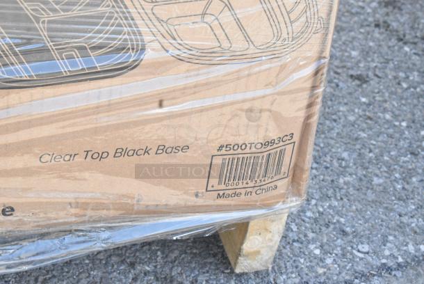25 BRAND NEW SCRATCH AND DENT! Items Including 966TALLFLDN Choice Kraft Natural Tall-Fold 6" x 13" Dispenser Napkin - 8000/Case, 394365M Noble Products Powder-Free Disposable Clear Vinyl Gloves for Foodservice - Medium - 1000/Case, WI1BNHT5312 Choice 5" x 12 1/2" 1 Bottle Customizable Paper Wine Bag with Handle - 250/Case, 500TO993C3 Choice 9" x 9" x 3" Microwaveable 3-Compartment Black / Clear Plastic Hinged Container - 100/Case, 50012W Choice 12 oz. White Poly Paper Hot Cup - 1000/Case. 25 Times Your Bid! - Image 10 of 14