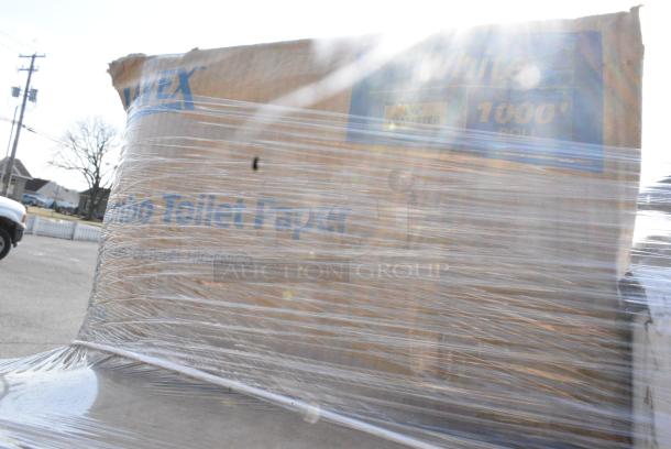 25 BRAND NEW SCRATCH AND DENT! Items Including 966TALLFLDN Choice Kraft Natural Tall-Fold 6" x 13" Dispenser Napkin - 8000/Case, 394365M Noble Products Powder-Free Disposable Clear Vinyl Gloves for Foodservice - Medium - 1000/Case, WI1BNHT5312 Choice 5" x 12 1/2" 1 Bottle Customizable Paper Wine Bag with Handle - 250/Case, 500TO993C3 Choice 9" x 9" x 3" Microwaveable 3-Compartment Black / Clear Plastic Hinged Container - 100/Case, 50012W Choice 12 oz. White Poly Paper Hot Cup - 1000/Case. 25 Times Your Bid! - Image 12 of 14