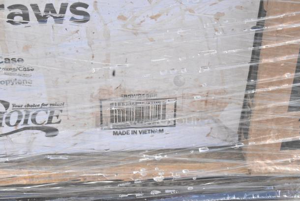 28 BRAND NEW SCRATCH AND DENT! Items Including 130BKFKSNH Choice Black Heavy Weight Wrapped Polystyrene Plastic Cutlery Pack with Napkin - 500/Case, 966TALLFLDB Choice White Tall-Fold 6" x 13" Dispenser Napkin - 8000/Case, 245WEDGEPZZA BOX PIZZA WEDGE 8" 400 CHOICE, 795KFT44RNPE Choice Round Kraft Take Out Container. 28 Times Your Bid! - Image 9 of 16