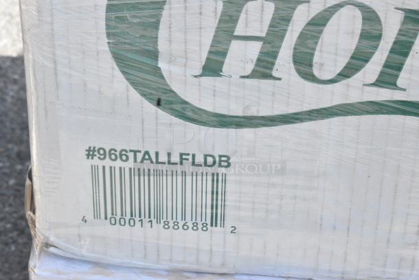 28 BRAND NEW SCRATCH AND DENT! Items Including 130BKFKSNH Choice Black Heavy Weight Wrapped Polystyrene Plastic Cutlery Pack with Napkin - 500/Case, 966TALLFLDB Choice White Tall-Fold 6" x 13" Dispenser Napkin - 8000/Case, 245WEDGEPZZA BOX PIZZA WEDGE 8" 400 CHOICE, 795KFT44RNPE Choice Round Kraft Take Out Container. 28 Times Your Bid! - Image 10 of 16