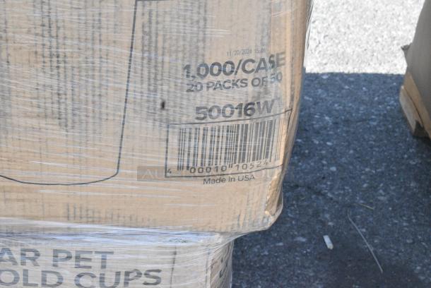 28 BRAND NEW SCRATCH AND DENT! Items Including 2 127P400B Choice 4 oz. Black Plastic Souffle Cup / Portion Cup - 2500/Case, 980960104 Matfer Bourgeat 2 5/16" Acetate Cake Collar - 1100 Ft., 760PIC05 Choice 5 oz. Clear Plastic Dessert Cup - 1,000/Case, 50016W Choice 16 oz. White Poly Paper Hot Cup - 1000/Case, 128HD8COMBO Choice Heavy Duty 8 oz. Microwavable Translucent Plastic Deli Container and Lid Combo Pack - 240/Case, 128HD32COMBO Choice Heavy Duty 32 oz. Microwavable Translucent Plastic Deli Container and Lid Combo Pack - 240/Case. 28 Times Your Bid! - Image 16 of 20