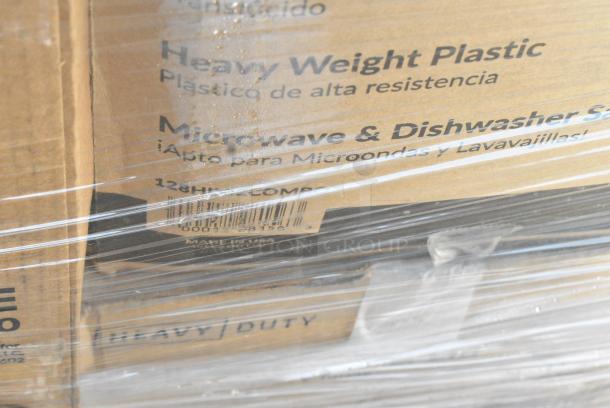 28 BRAND NEW SCRATCH AND DENT! Items Including 2 127P400B Choice 4 oz. Black Plastic Souffle Cup / Portion Cup - 2500/Case, 980960104 Matfer Bourgeat 2 5/16" Acetate Cake Collar - 1100 Ft., 760PIC05 Choice 5 oz. Clear Plastic Dessert Cup - 1,000/Case, 50016W Choice 16 oz. White Poly Paper Hot Cup - 1000/Case, 128HD8COMBO Choice Heavy Duty 8 oz. Microwavable Translucent Plastic Deli Container and Lid Combo Pack - 240/Case, 128HD32COMBO Choice Heavy Duty 32 oz. Microwavable Translucent Plastic Deli Container and Lid Combo Pack - 240/Case. 28 Times Your Bid! - Image 19 of 20