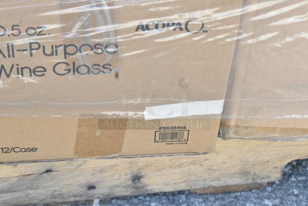 28 BRAND NEW SCRATCH AND DENT! Items Including 130TRAY16 TRAY 16" RND BLK 25 PET LID 130LID16, 712SNRSS Lavex Stainless Steel Wall Mount Sanitary Napkin Receptacle, 5535414 Acopa 10.5 oz. Customizable All-Purpose Wine Glass - 12/Case, 2 553020 Tork Dispense. 28 Times Your Bid! - Image 12 of 15