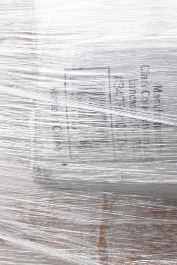 34 BRAND NEW SCRATCH AND DENT! Items Including 394405M Noble Products Powder-Free Disposable Blue Vinyl Gloves for Foodservice - Medium - 1000/Case, 182RRF14 Choice 10" x 14" Plastic Food Bag On A Roll - 1000/Case, 130BKFKSH Choice Black Heavy Weight Wrapped Polystyrene Plastic Cutlery Pack - 500/Case, 128HD12COMBO Choice Heavy Duty 12 oz. Microwavable Translucent Plastic Deli Container and Lid Combo Pack - 240/Case, 347RPBD10BNG Visions 10" Bone / Ivory Plastic Plate with Gold Bands - 120/Case. 34 Times Your Bid! - Image 15 of 17