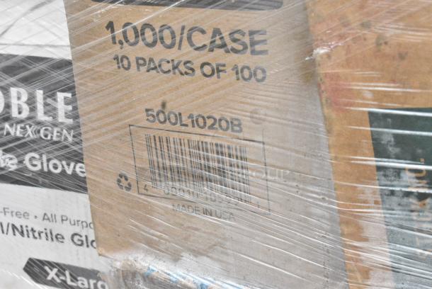 26 BRAND NEW SCRATCH AND DENT! Items Including Solo PL4N Large Clear Plastic Souffle / Cup Lid - 2500/Case, 500L1020B Choice Black Hot Paper Cup Travel Lid for 10-24 oz. Standard Cups and 8 oz. Squat Cups - 1000/Case, 394345XL , Noble NexGen Powder-Free Disposable Black Hybrid 3 Mil Thick Gloves - Extra Large - 1000/Case, 760SOUP16WPA Choice 16 oz. White Double Poly-Coated Paper Food Cup with Vented Paper Lid - 250/Case, 9662122 Just1 Interfold White 6 1/2" x 11" Dispenser Napkin - 6000/Case, 129MCS38B Choice 38 oz. Black Rectangular Microwavable Heavy Weight Container with Lid 8 3/4" x 6 1/4" x 2" - 150/Case, 500L1020B Choice Black Hot Paper Cup Travel Lid for 10-24 oz. Standard Cups and 8 oz. Squat Cups - 1000/Case. 26 Times Your Bid! - Image 5 of 13