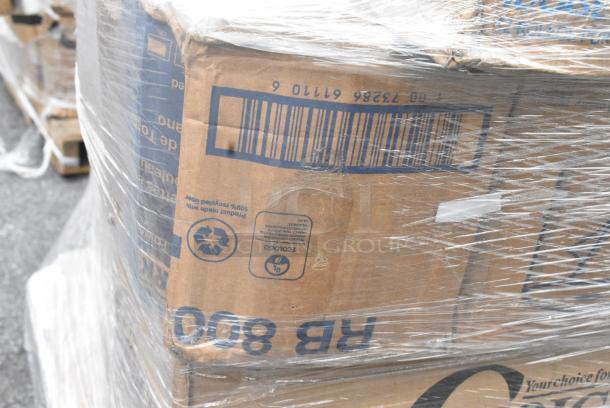 30 BRAND NEW SCRATCH AND DENT! Items Including 2 500MFTN Lavex Natural Brown Kraft M-Fold (Multifold) Towel - 4000/Case, 127CH32F Choice 32 oz. Clear RPET Tall Hinged Deli Container with Domed Lid - 200/Case, 500CC9 CUP 9oz PET SQUAT 1M FITS 500LFLAT, 500LDOME, 500TO883C3 Choice 8" x 8" x 3" Microwaveable 3-Compartment Black / Clear Plastic Hinged Container - 100/Case, 130CLFKSNH Choice Clear Heavy Weight Wrapped Polystyrene Plastic Cutlery Pack with Napkin - 500/Case, 500COLLAR EcoChoice Kraft Coffee Cup Sleeve / Jacket / Clutch - 10-24 oz. - 1200/Case, 760SOUP8WPA Choice 8 oz. White Double Poly-Coated Paper Food Cup with Vented Paper Lid - 250/Case. 30 Times Your Bid! - Image 15 of 18