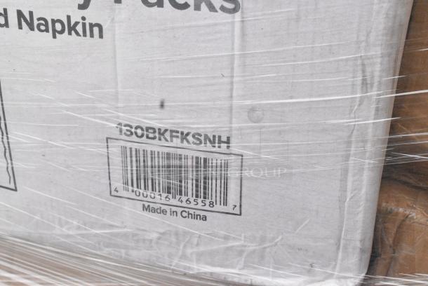 26 BRAND NEW SCRATCH AND DENT! Items Including 129MCS28B Choice 28 oz. Black Rectangular Microwavable Heavy Weight Container with Lid 8 3/4" x 6 1/4" x 1 3/4" - 150/Case, 394365M Noble Products Powder-Free Disposable Clear Vinyl Gloves for Foodservice - Medium - 1000/Case, 760SOUP64BBL Choice 64 oz. Black Paper Soup / Hot Food Cup Vented Lid - 150/Case, 130BKFKSNH Choice Black Heavy Weight Wrapped Polystyrene Plastic Cutlery Pack with Napkin - 500/Case, 500L1020B Choice Black Hot Paper Cup Travel Lid for 10-24 oz. Standard Cups and 8 oz. Squat Cups - 1000/Case, Dart 205HT1 White Foam Take Out Container with Perforated Hinged Lid 9" x 6" x 3" - 200/Case, 500CC9 Choice 9 oz. Platic Cold Cup. 26 Times Your Bid! - Image 8 of 13