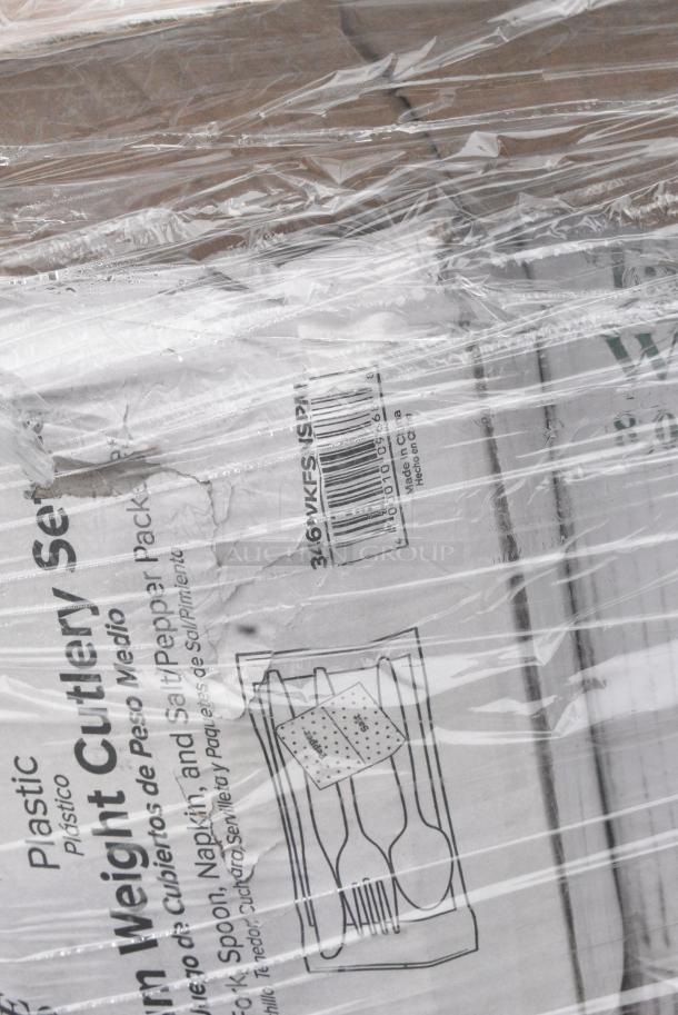 28 BRAND NEW SCRATCH AND DENT! Items Including 127CH06 Choice 6 oz. Clear RPET Hinged Deli Container - 400/Case, 128HD8BULK Choice Heavy Duty 8 oz. Microwavable Translucent Plastic Deli Container - 480/Case, 760SOUP8WB Choice 8 oz. White Double Poly-Coated Paper Food Cup - 1000/Case, Solo P16R 16 oz. Red Plastic Cup - 1000/Case, 966TALLFLDB Choice White Tall-Fold 6" x 13" Dispenser Napkin - 8000/Case, 394365XL Noble Products Powder-Free Disposable Clear Vinyl Gloves for Foodservice - Extra Large - 1000/Case. 28 Times Your Bid! - Image 13 of 14