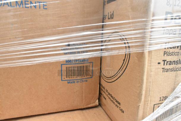 22 BRAND NEW SCRATCH AND DENT! Items Including 129MCR32B Choice 32 oz. Black Round Microwavable Heavy Weight Container with Lid 7 1/4" - 150/Case, 5001RT800N Lavex 8" Natural Kraft Hardwound Paper Towel, 800 Feet / Roll - 6/Case, 500CC16 Choice Clear PET Customizable Plastic Cold Cup - 16 oz. - 1000/Case, 129MCR32B Choice 32 oz. Black Round Microwavable Heavy Weight Container with Lid 7 1/4" - 150/Case, 5002DNAP NAPKIN 15X16.53 2PLYWH 3M 5002DNAP CHOICE, 394385XL Noble Products White Powder-Free Disposable Latex Gloves for Foodservice - Extra Large - 1000/Case, 500CC16 Choice Clear PET Customizable Plastic Cold Cup - 16 oz. - 1000/Case, 128HDLDBULK Choice Heavy Duty Microwavable Translucent Plastic Deli Container Lid - 480/Case. 22 Times Your Bid! - Image 5 of 18