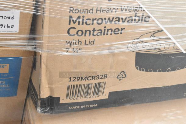 22 BRAND NEW SCRATCH AND DENT! Items Including 129MCR32B Choice 32 oz. Black Round Microwavable Heavy Weight Container with Lid 7 1/4" - 150/Case, 5001RT800N Lavex 8" Natural Kraft Hardwound Paper Towel, 800 Feet / Roll - 6/Case, 500CC16 Choice Clear PET Customizable Plastic Cold Cup - 16 oz. - 1000/Case, 129MCR32B Choice 32 oz. Black Round Microwavable Heavy Weight Container with Lid 7 1/4" - 150/Case, 5002DNAP NAPKIN 15X16.53 2PLYWH 3M 5002DNAP CHOICE, 394385XL Noble Products White Powder-Free Disposable Latex Gloves for Foodservice - Extra Large - 1000/Case, 500CC16 Choice Clear PET Customizable Plastic Cold Cup - 16 oz. - 1000/Case, 128HDLDBULK Choice Heavy Duty Microwavable Translucent Plastic Deli Container Lid - 480/Case. 22 Times Your Bid! - Image 7 of 18