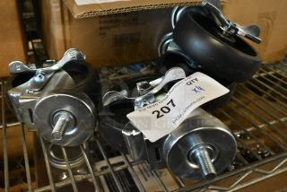 ALL ONE MONEY! Lot of 4 Commercial Casters