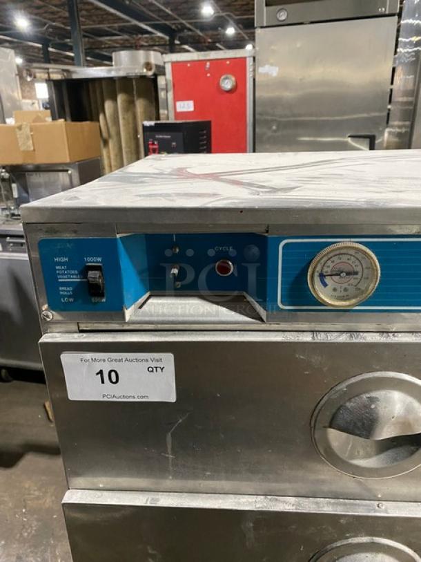 Alto-Shaam Commercial Stainless Steel Electric Powered Free Standing Double Warming Drawers! Model: 500-2D SN: 5860-115-1194! 125V 1 Phase! - Image 8 of 10