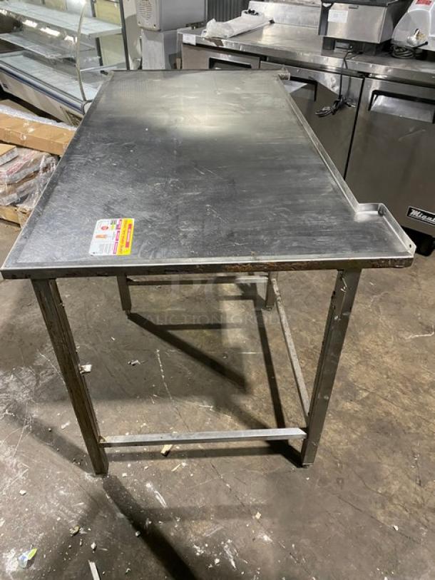 Commercial Stainless Steel Open Base Work Top Table! On Legs! - Image 4 of 8