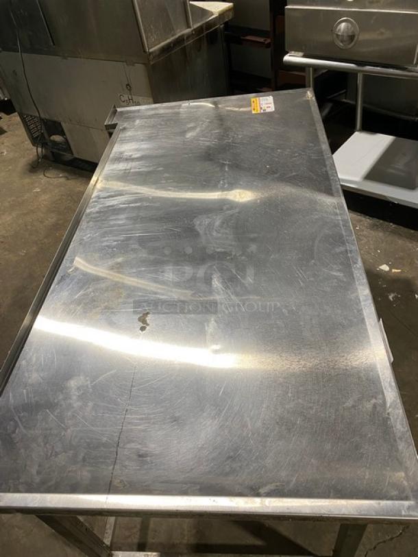 Commercial Stainless Steel Open Base Work Top Table! On Legs! - Image 7 of 8