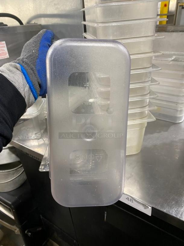Commercial Clear Polycarbonate Food Pans & Lids! 11X Your Bid! - Image 7 of 10