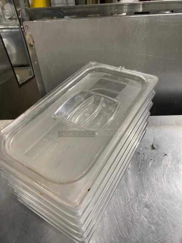 Commercial Clear Polycarbonate Food Pans & Lids! 6X Your Bid! - Image 5 of 10