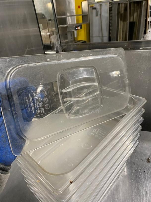 Commercial Clear Polycarbonate Food Pans & Lids! 6X Your Bid! - Image 6 of 10