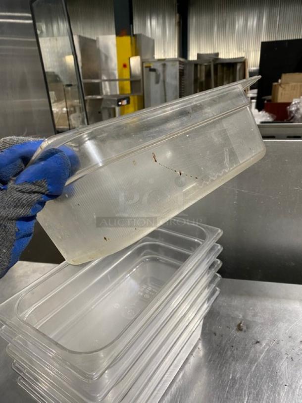 Commercial Clear Polycarbonate Food Pans & Lids! 6X Your Bid! - Image 7 of 10