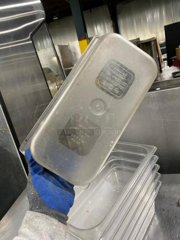 Commercial Clear Polycarbonate Food Pans & Lids! 6X Your Bid! - Image 8 of 10